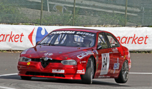 L'Alfa Romeo 156 D2 di Ferdinando Cimarelli, in azione nell'ultima gara del Reventino